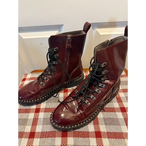 Two pair of Seven Dials Fashion combat boots women's size 9M - Picture 5 of 9